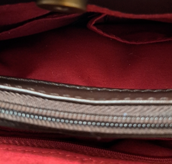 Relic Reddish Brown Stamped Leather Bag - Picture 7 of 10